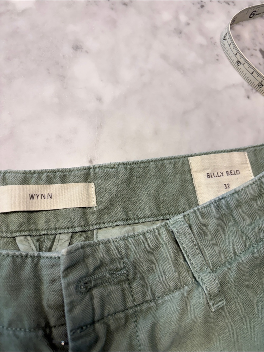 Green shorts by Wynn